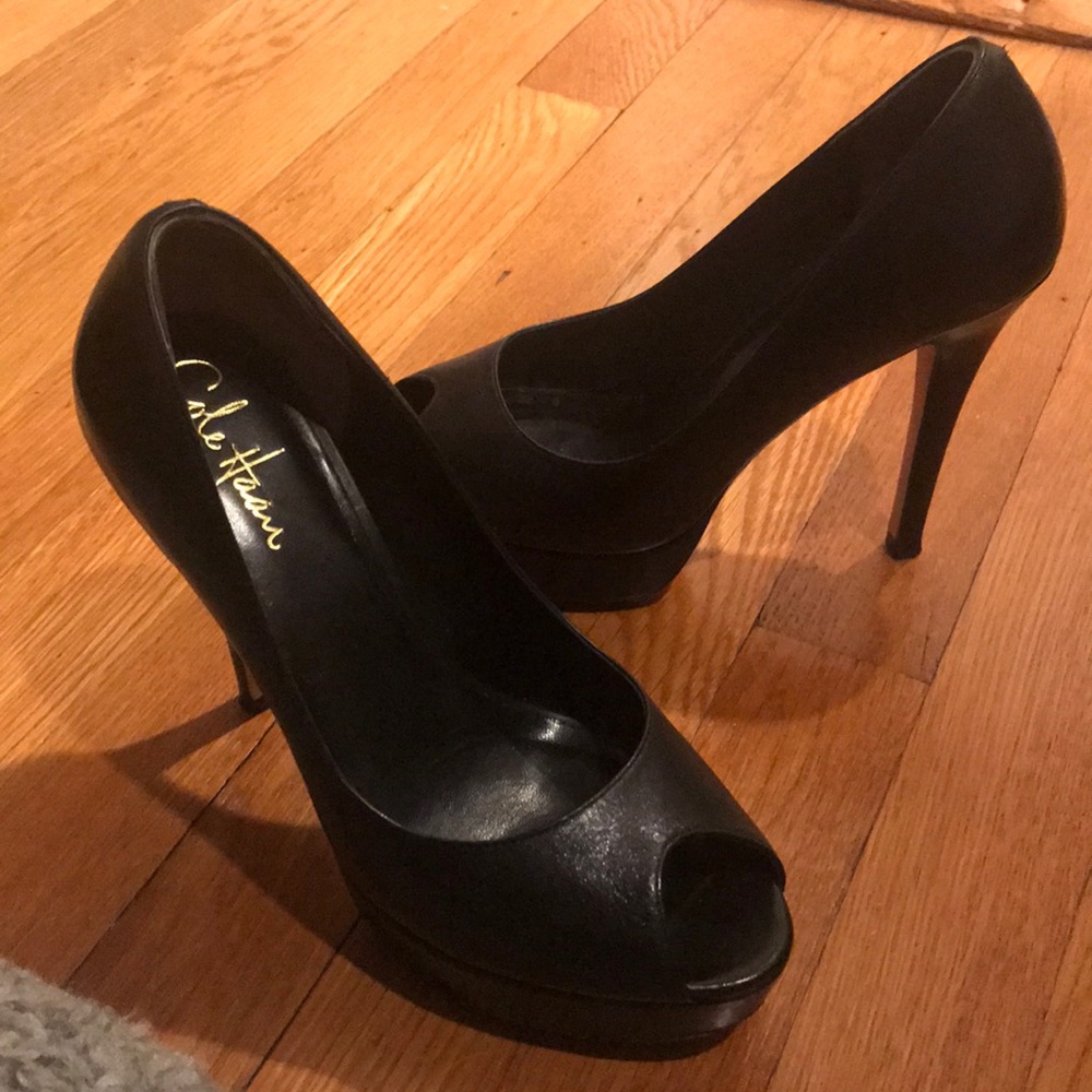 Cole Haan Nike Air Mariela Peep Toe Heels